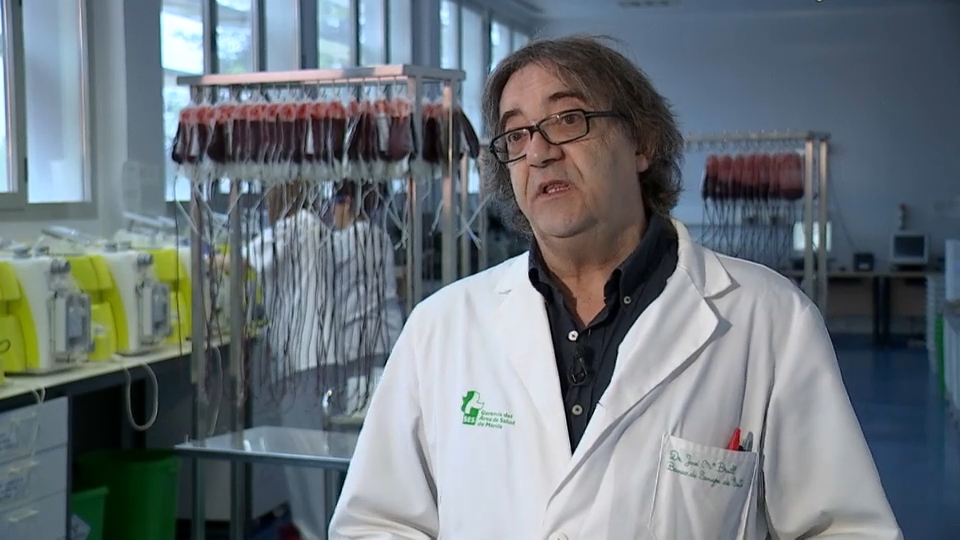 José María Brull, director del Banco de Sangre de Extremadura