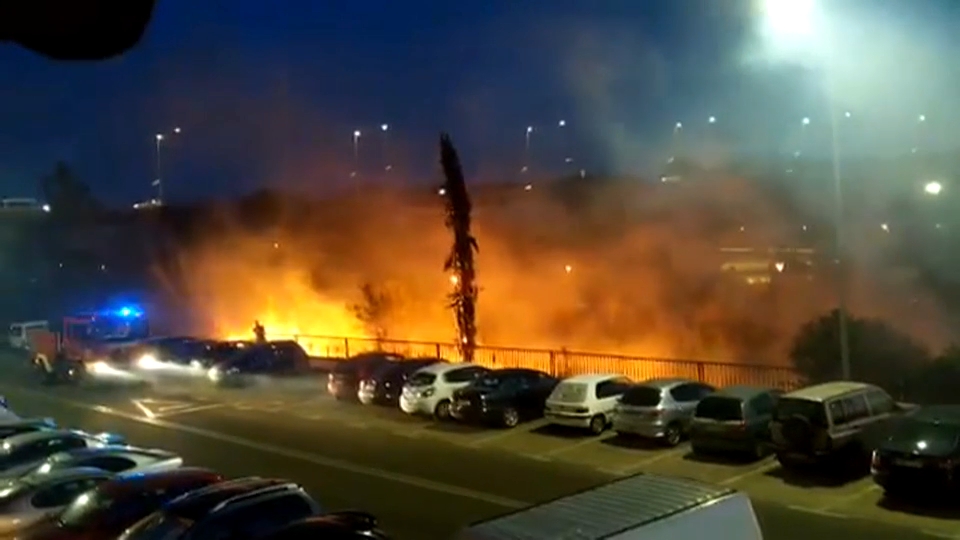 Incendio forestal en Mérida