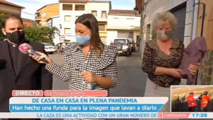 La Virgen de Fátima en La Pesga