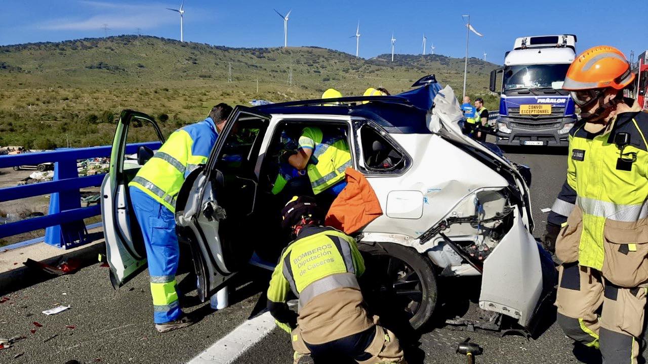 Accidente en la A-66