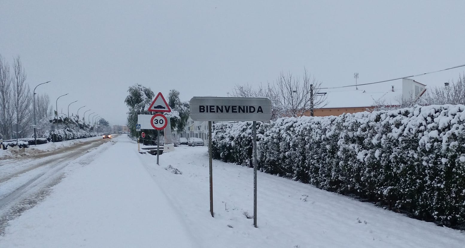 Nieve en Bienvenida