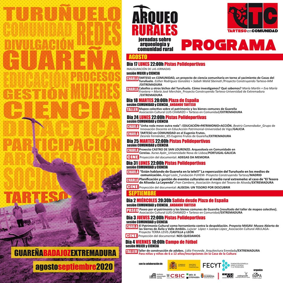 Cartel y programa de las jornadas