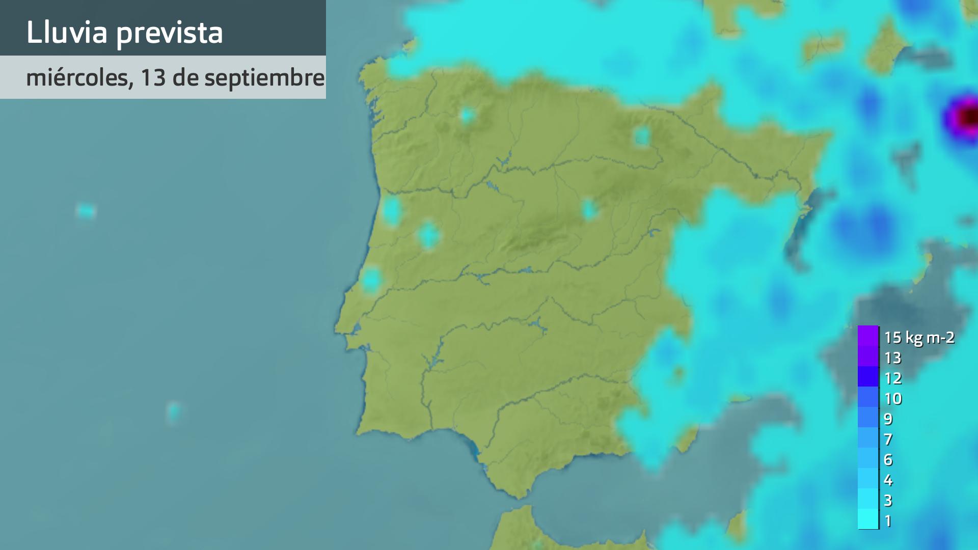 previsión lluvia