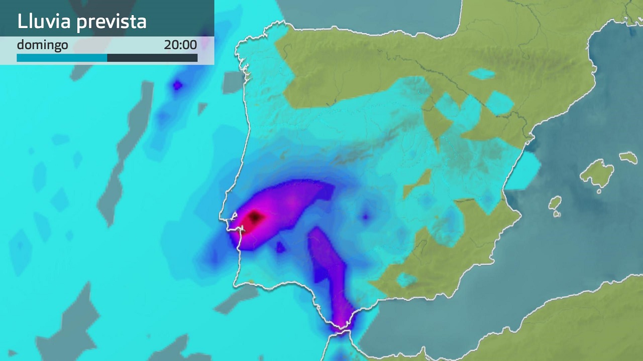Mapa de lluvias