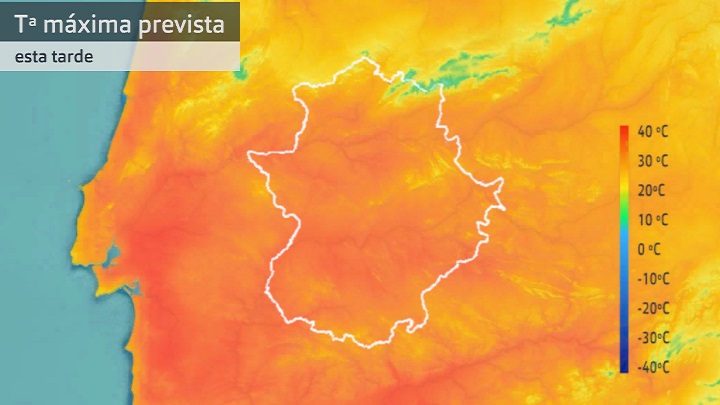 Temperatura máxima prevista para hoy martes 28 de marzo