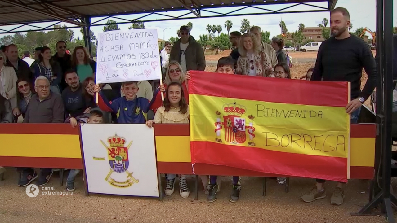 Militares de la brigada Extremadura XI regresan de Líbano