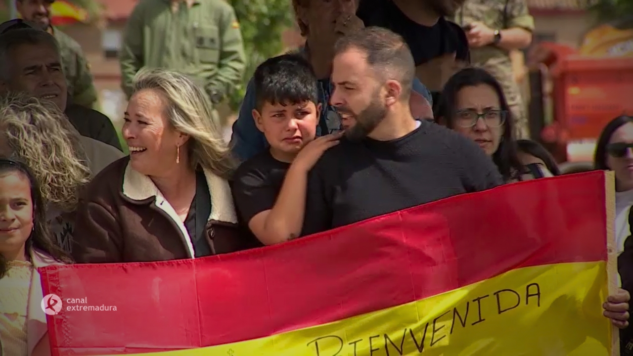 Militares de la brigada Extremadura XI regresan de Líbano