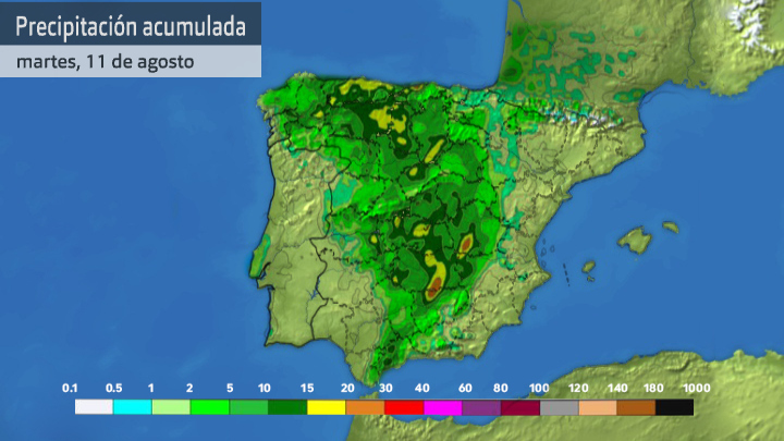 Precipitación acuulada