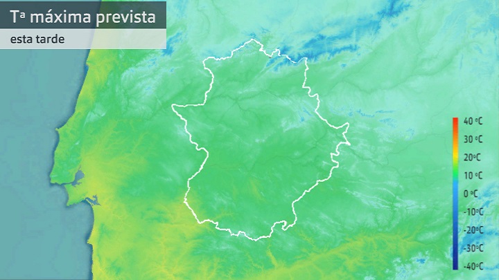 Temperatura máxima prevista para hoy lunes 30 de enero