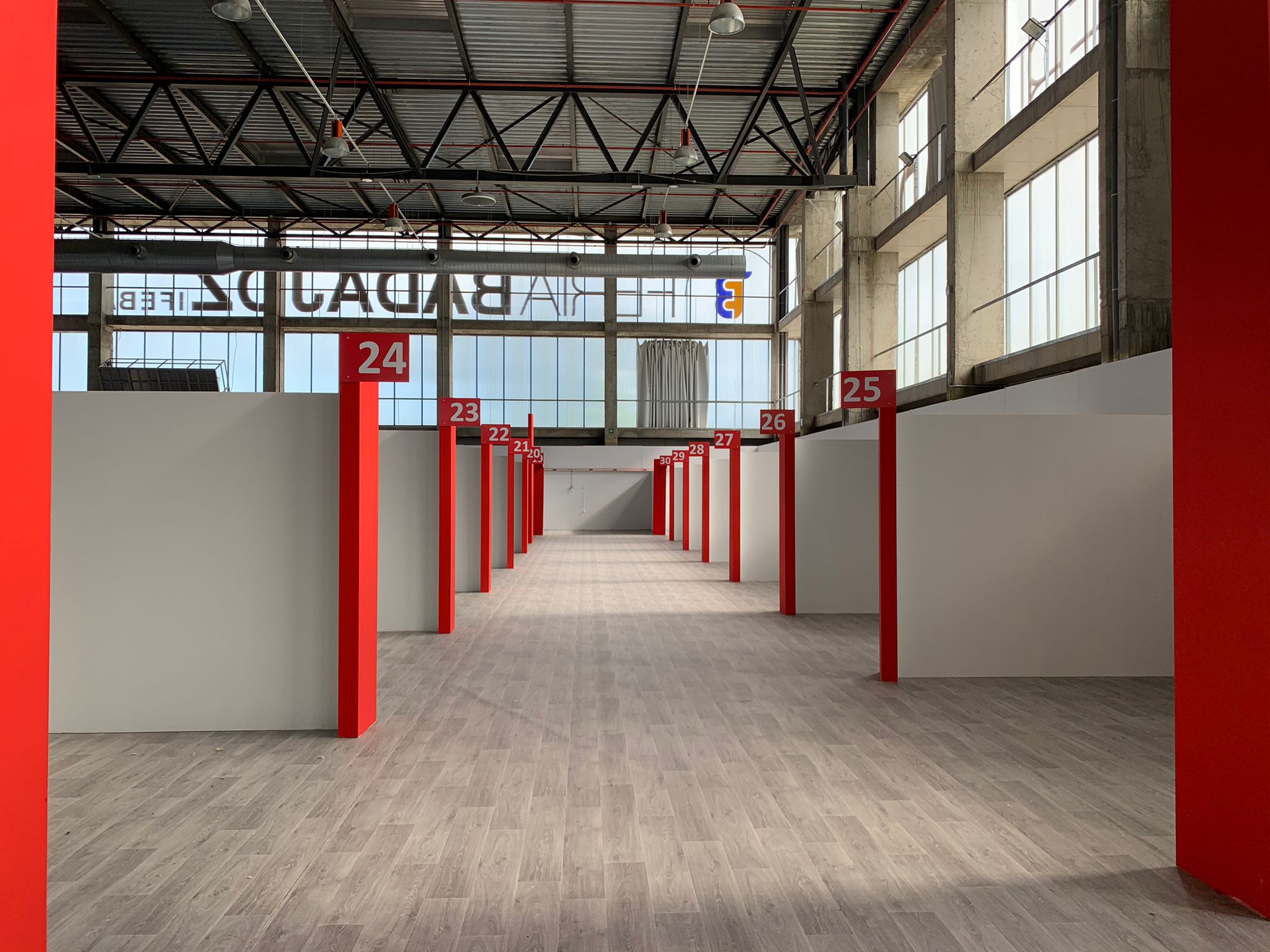 Boxes del hospital de campaña