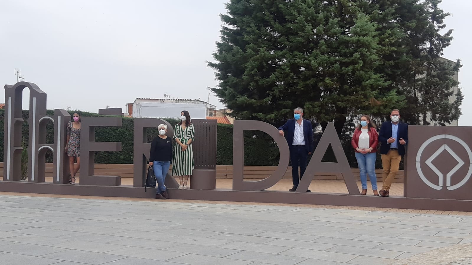 Letras con el nombre de la ciudad