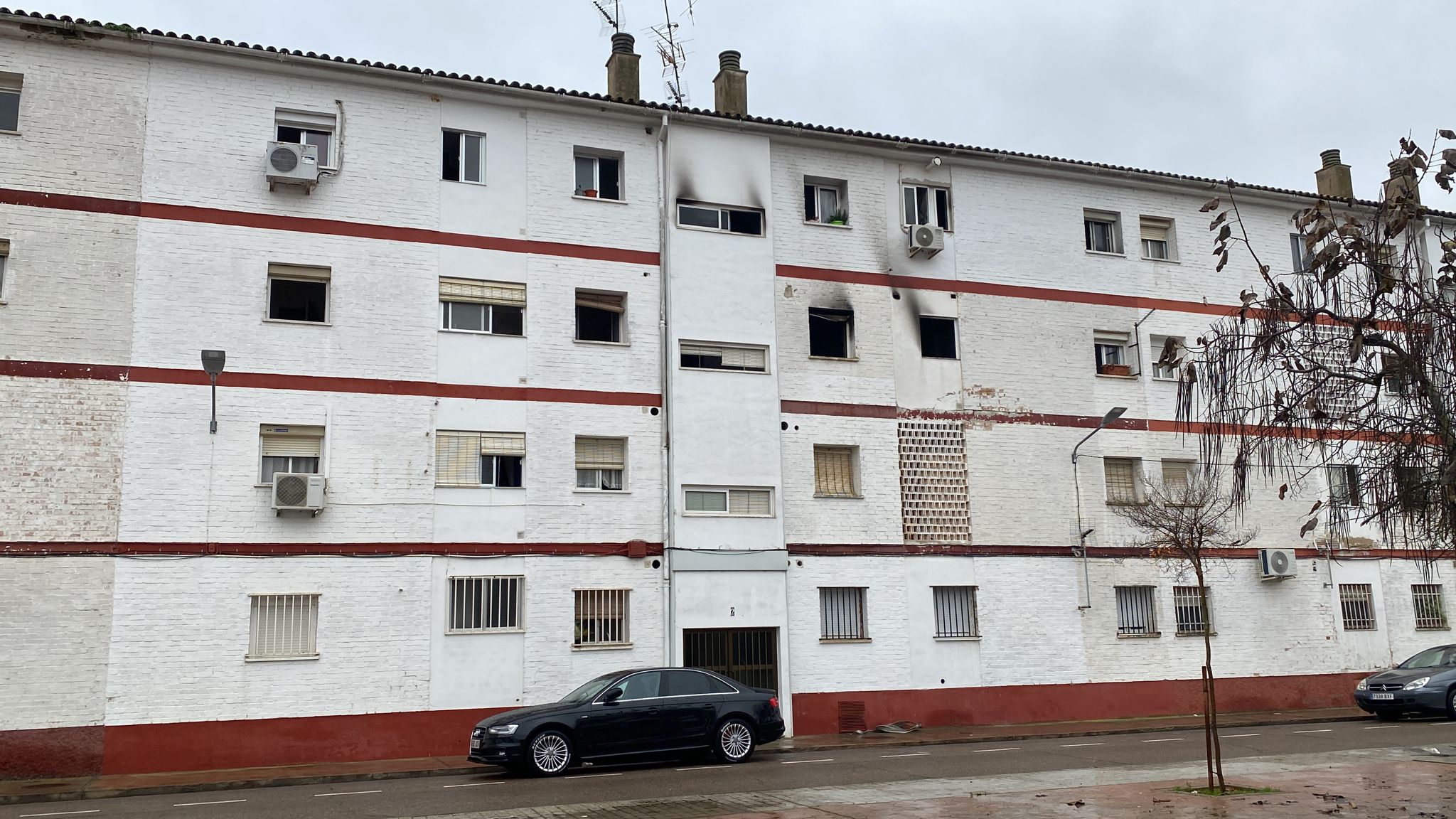 Incendio en Montijo
