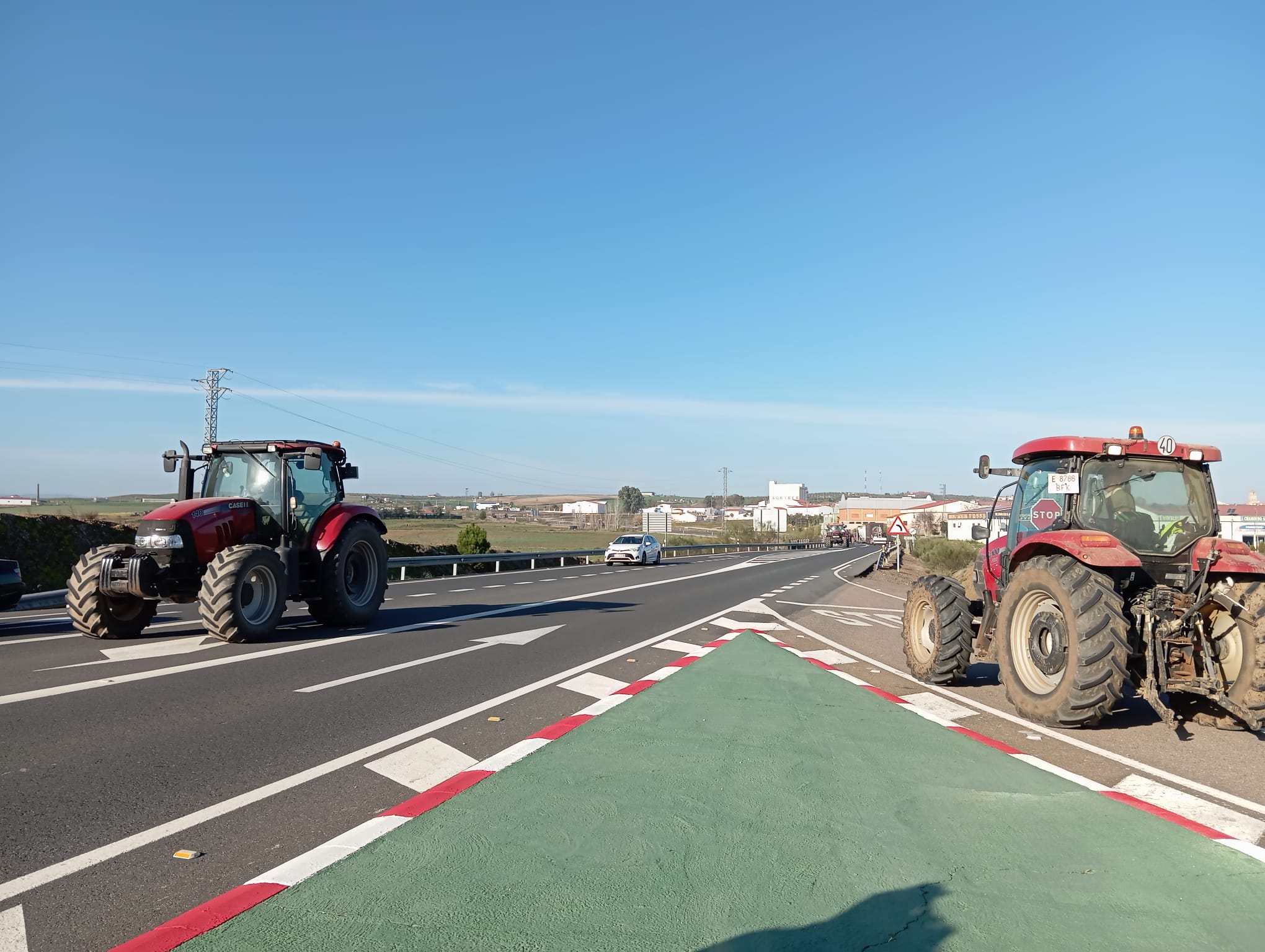 Protesta de agricultores y ganaderos en la Campiña Sur