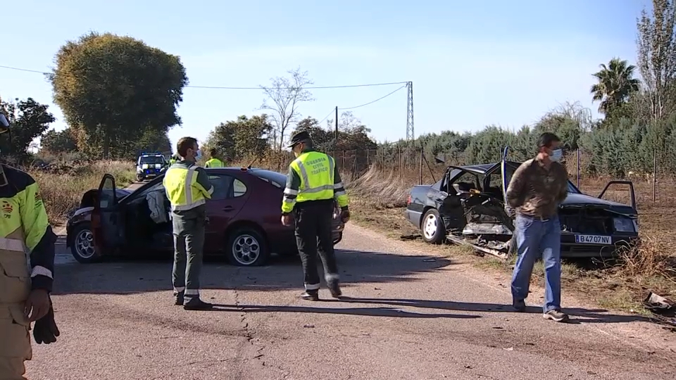 Accidente en Puebla de la Calzada