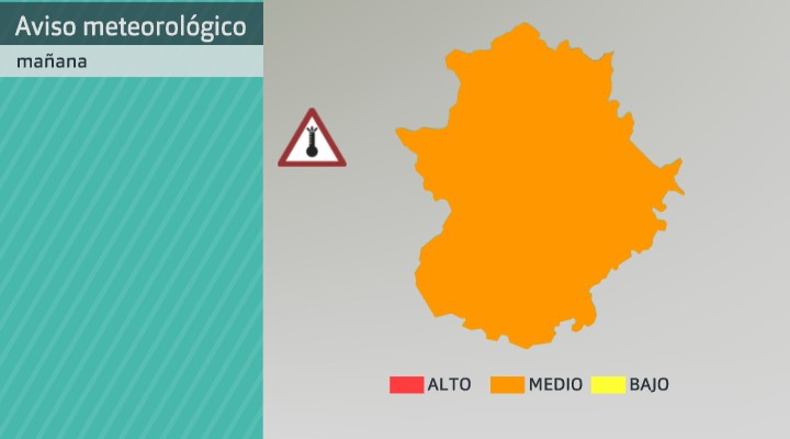 Mapa de avisos por riesgo de calor para el 2 de agosto de 2022.