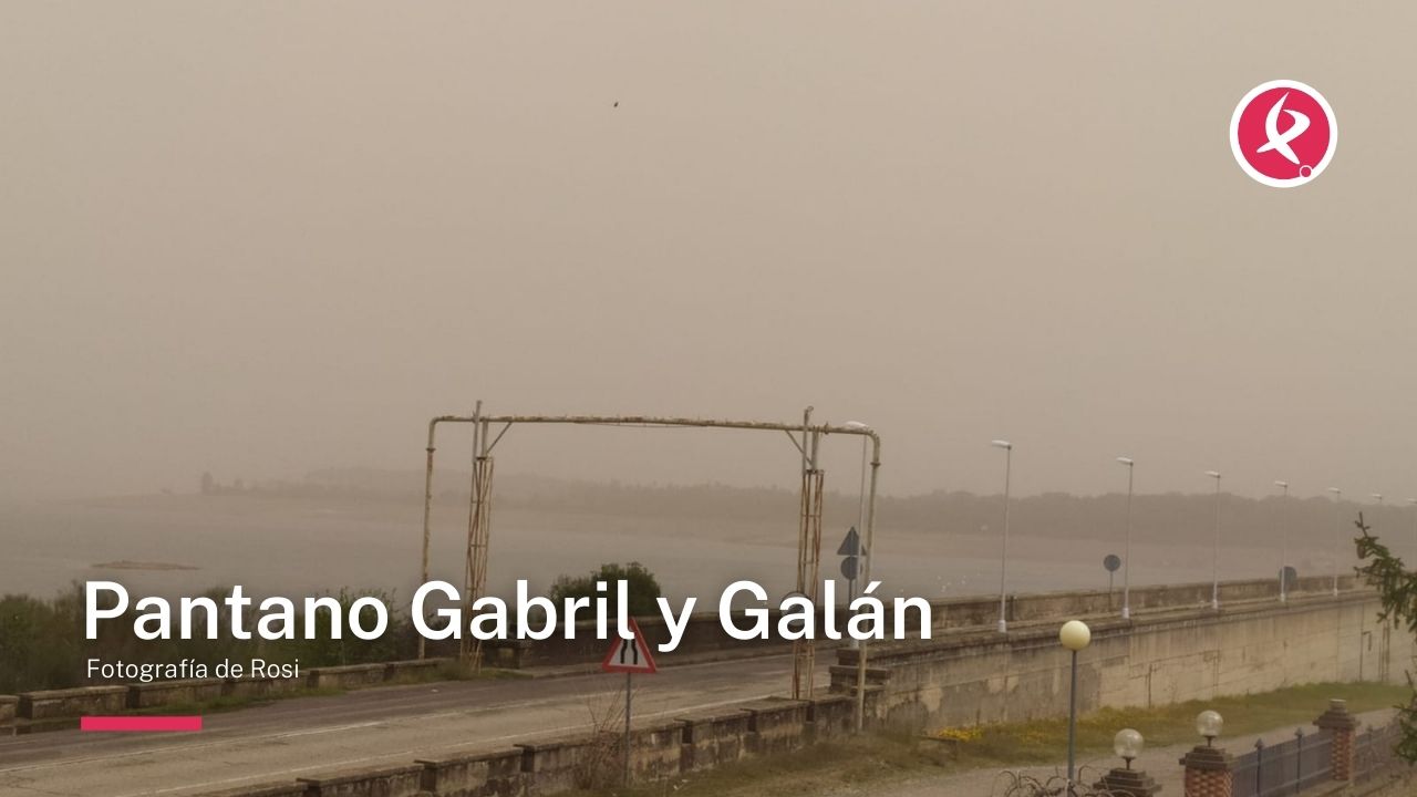 Imágenes de la calima en Extremadura