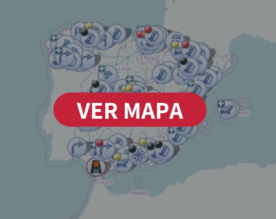 Mapa actualizado de la DGT
