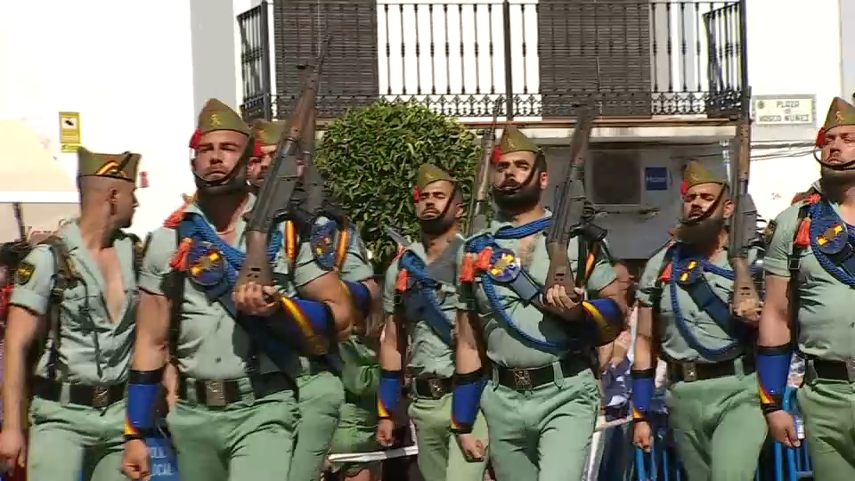 la legión en la semana santa de jerez de los caballeros