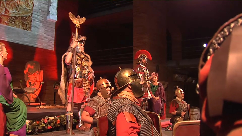 Recreación en el Museo Romano