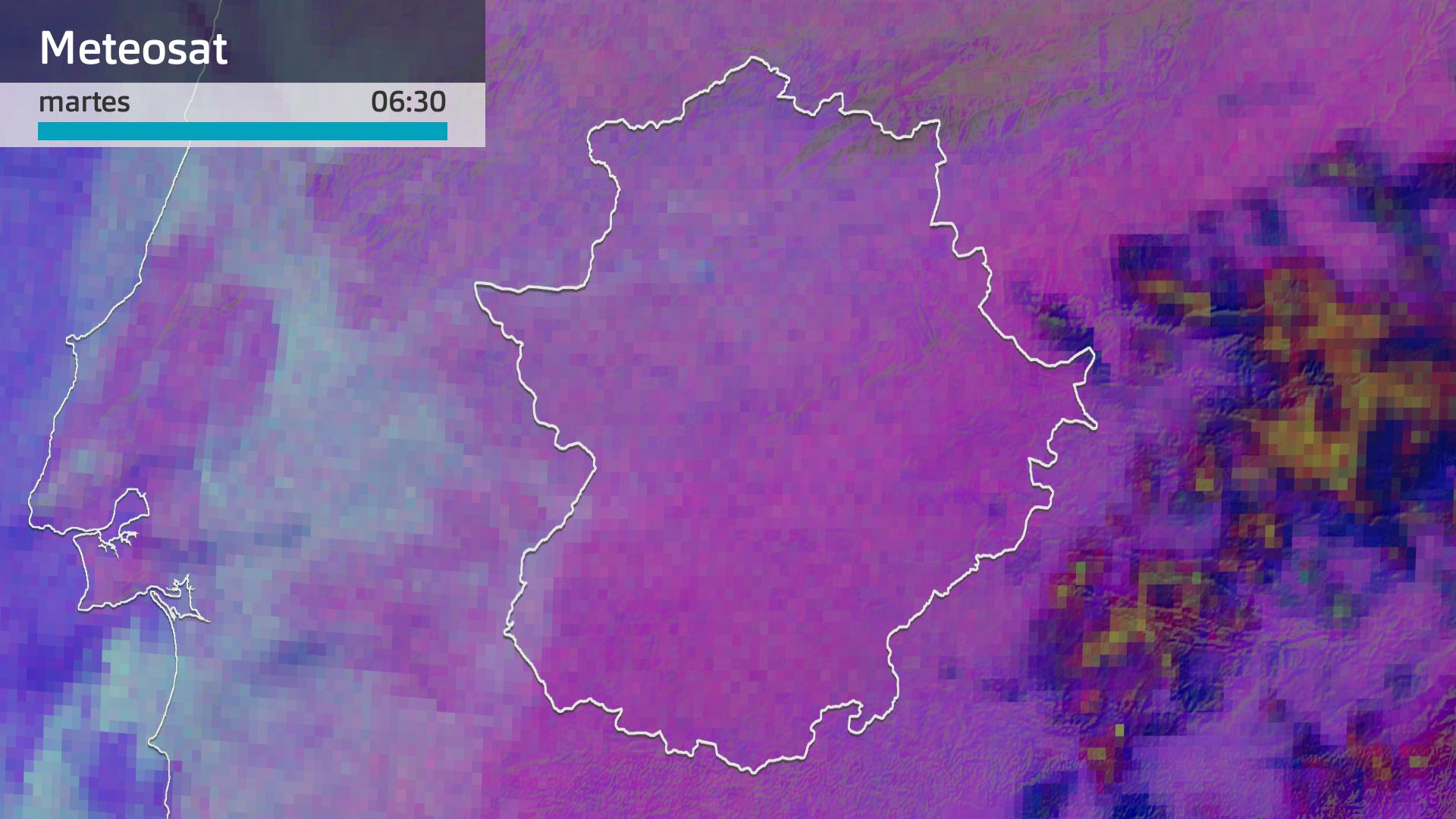 Imagen del Meteosat martes 19 de marzo 6:30 h.