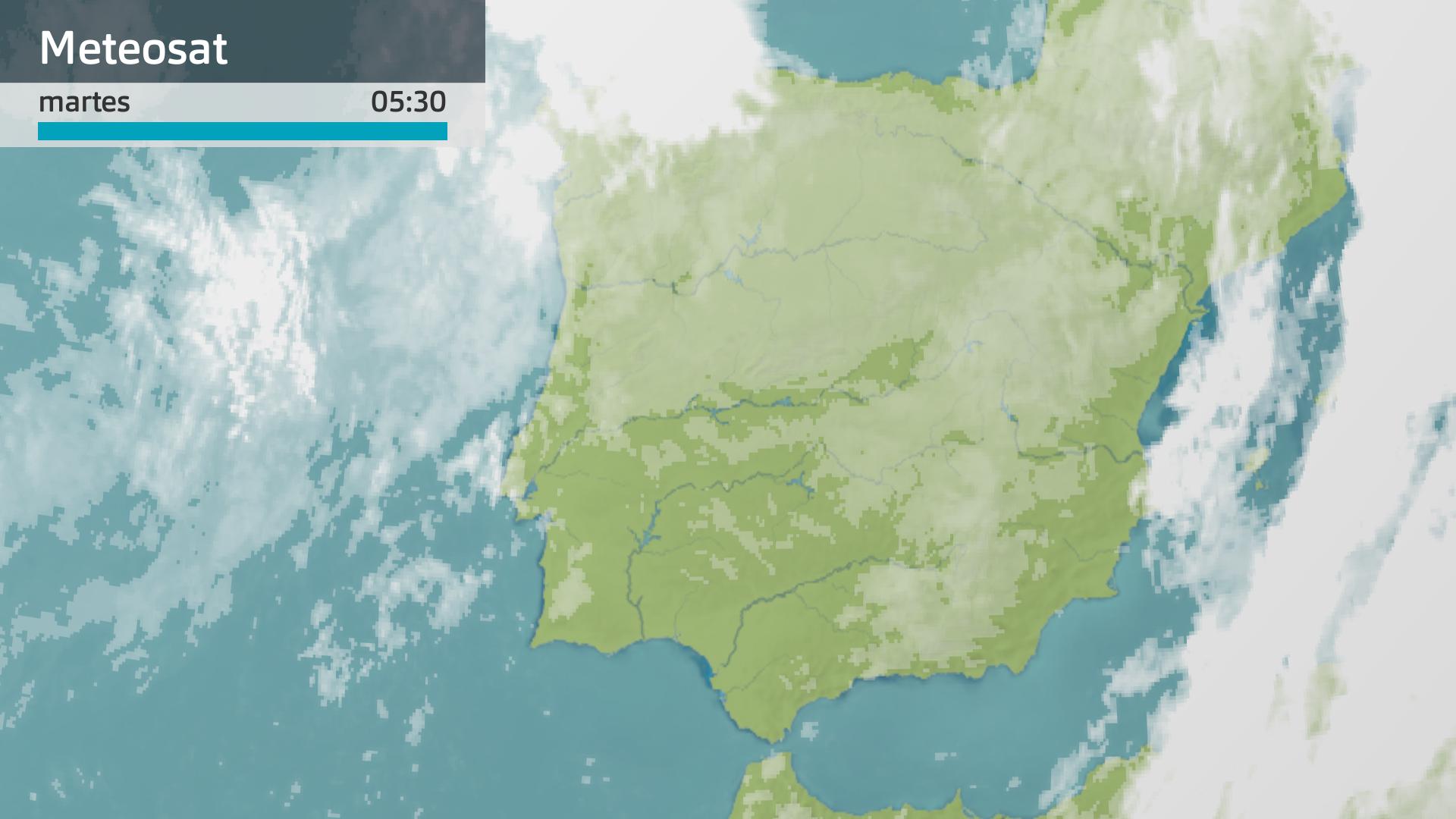 Imagen del Meteosat martes 24 de octubre 5:30 h.