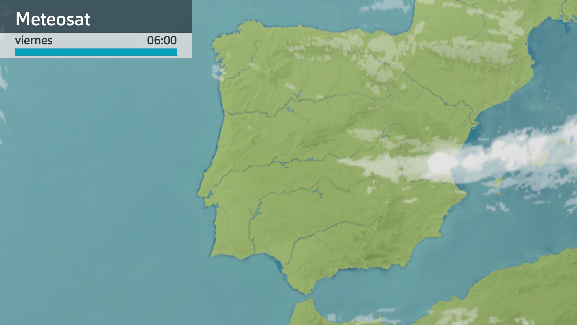 Imagen del Meteosat viernes 31 de mayo 6 h.