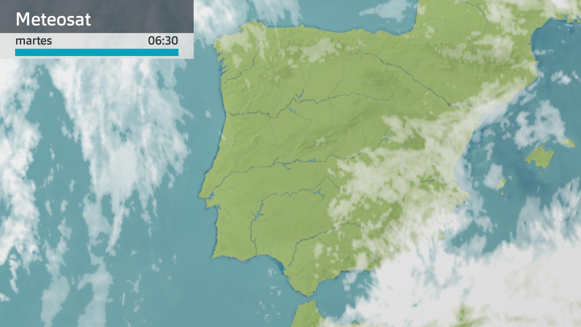 Imagen del Meteosat martes 19 de marzo 6:30 h.