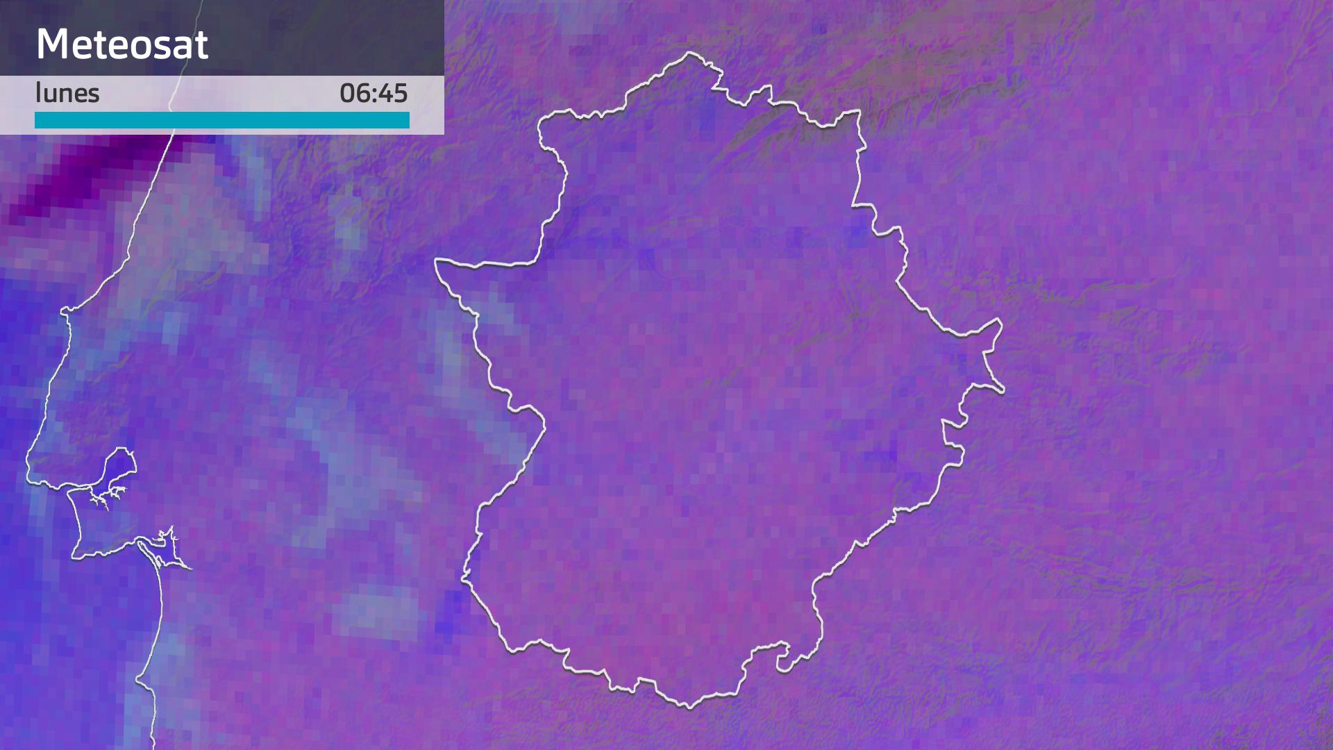 Imagen del Meteosat lunes 17 de junio 6:45 h.