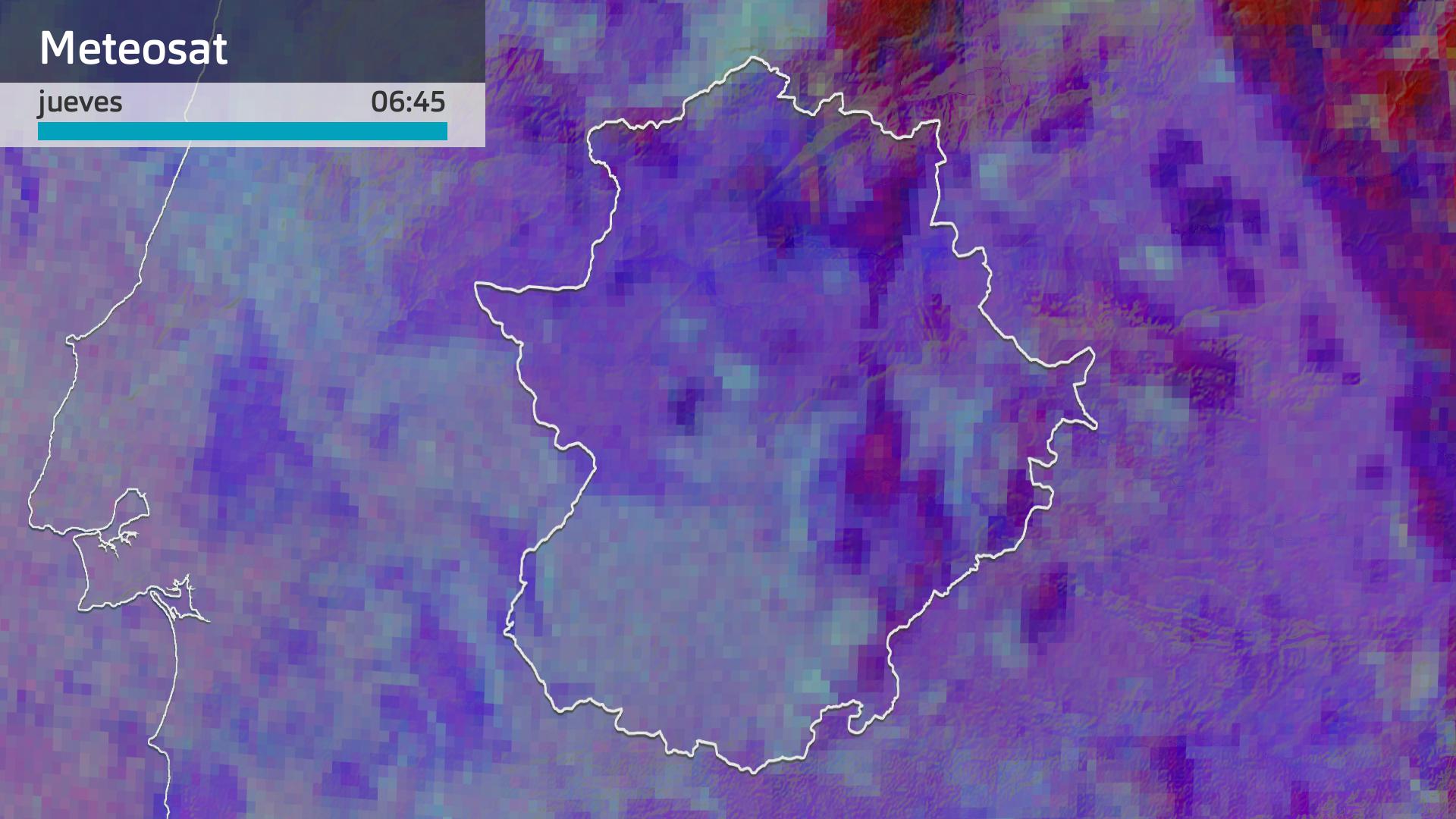 Imagen del Meteosat jueves 20 de junio 6:45 h.
