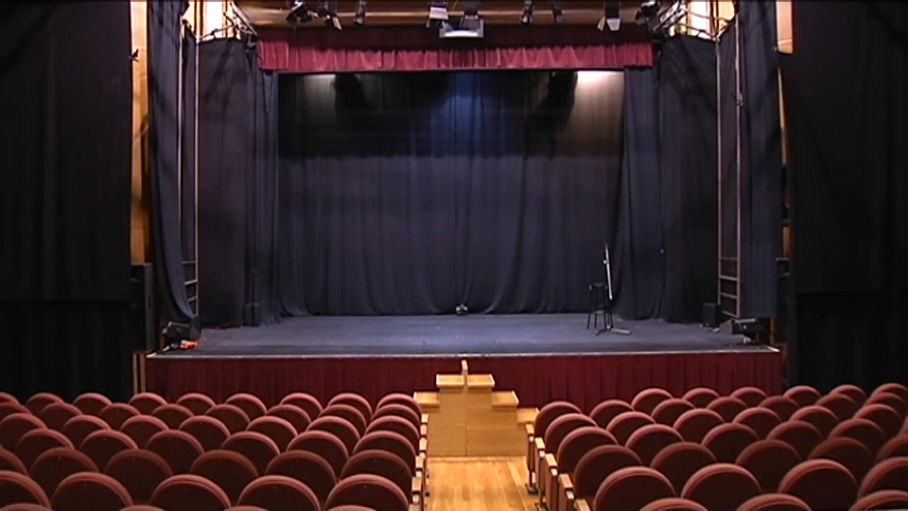 Interior de la Sala Maltravieso de Cáceres