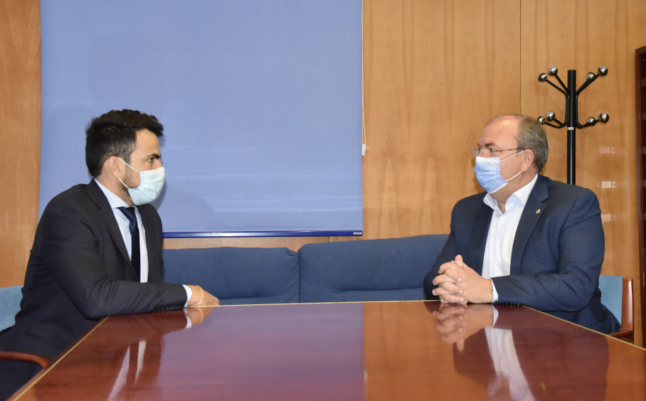 Reunión entre David Salazar y José Antonio Monago