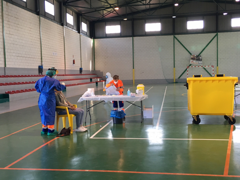 Cribado de COVID-19 en Zarza de Granadilla