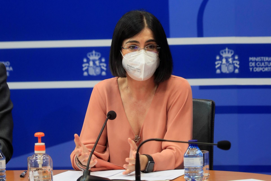 La ministra de Sanidad, Carolina Darias