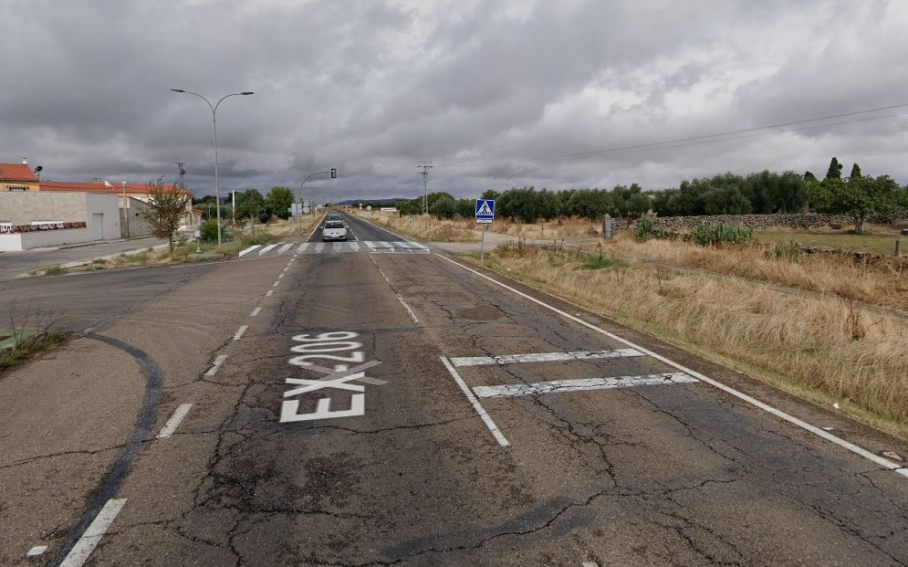 Zona cercana al lugar del accidente
