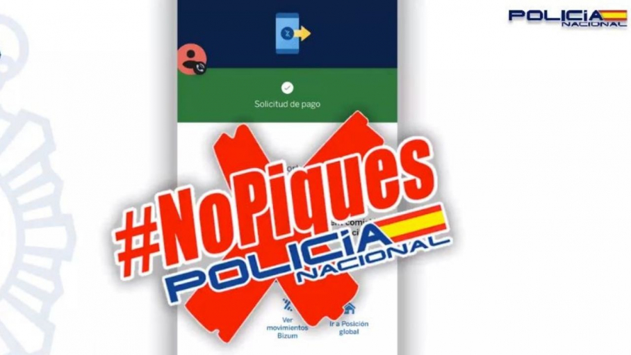 Imagen de la Policía para alertar de la estafa
