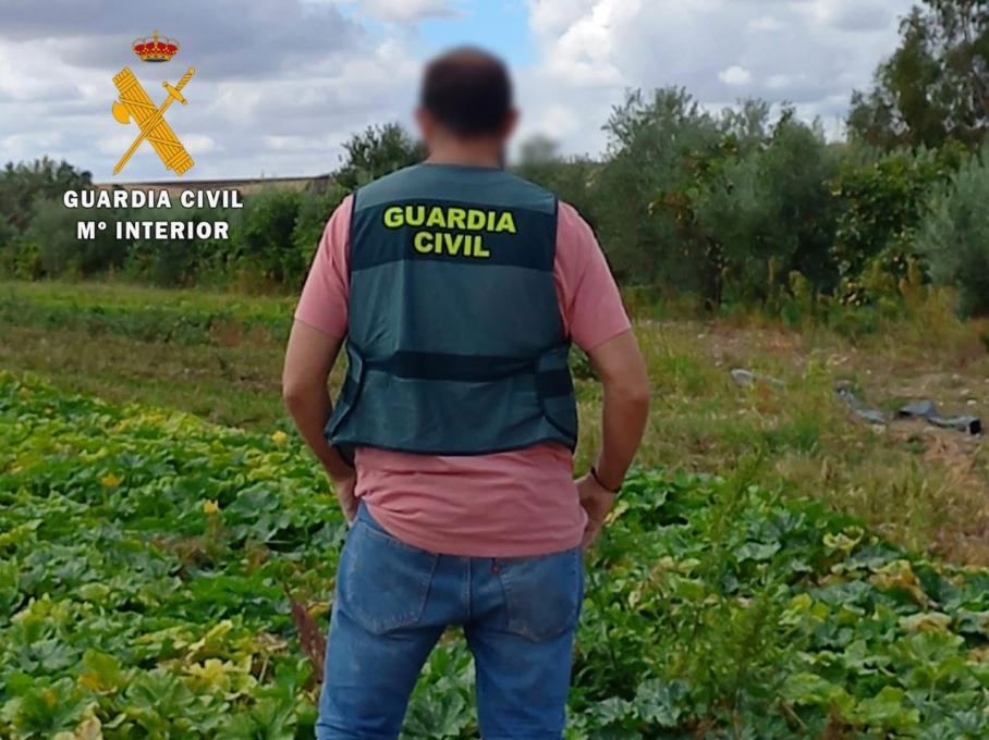 Guardia Civil en el campo