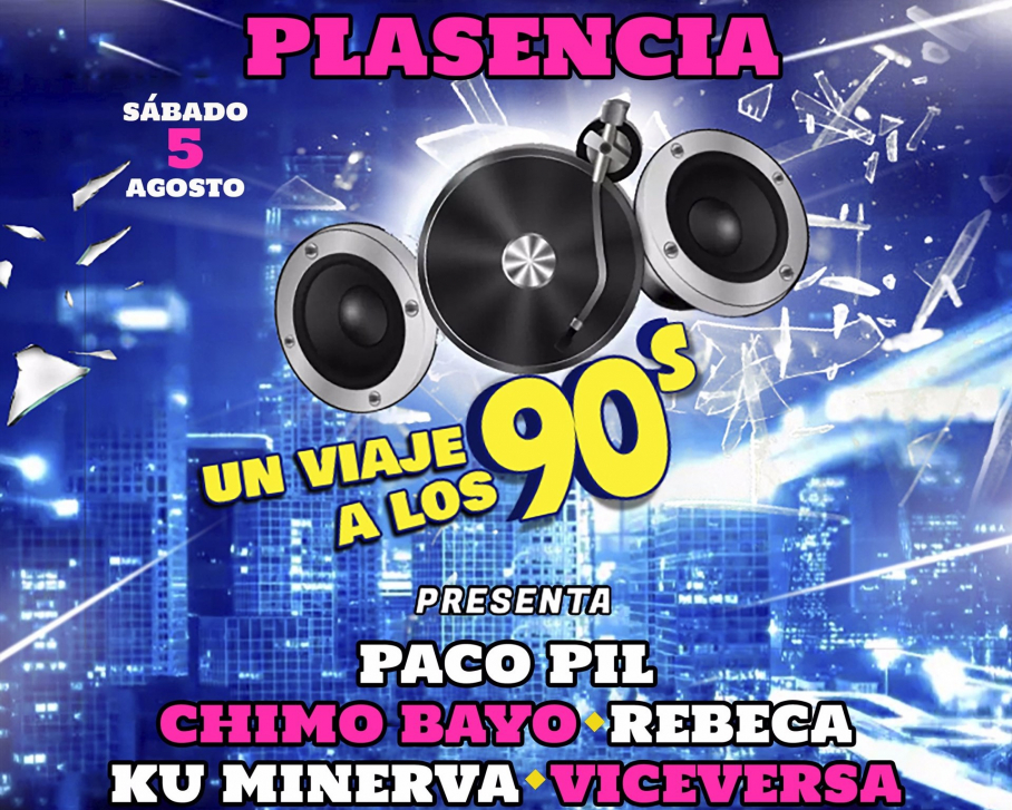 Un viaje a los 90 en Plasencia