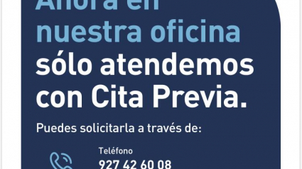 La UTE del Agua de Plasencia atiende con cita previa