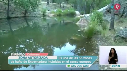 charco de la nutria en cañamero