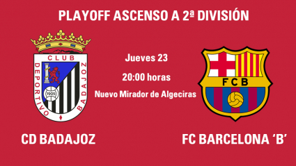 El Badajoz se enfrentará al Barça B en las semifinales del playoff de ascenso a Segunda 
