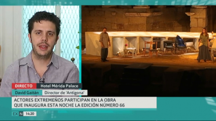 David Gaitán dirige 'Antígona' en la inauguración del Festival de Teatro de Mérida