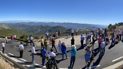 Vistas desde el Risco de las Villuercas, ya accesible por carretera