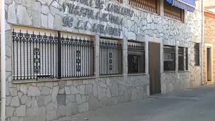 Residencia de Mayores de Torre de Santa María, esta mañana