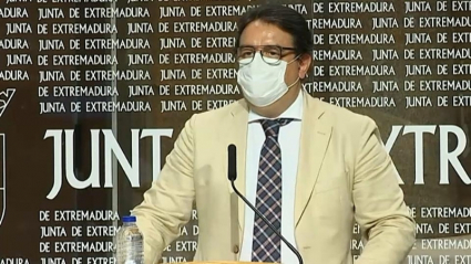 El consejero José María Vergeles en rueda de prensa