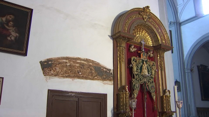 Pinturas superpuestas del siglo XVI y XVIII aparecidas en la capilla de San José