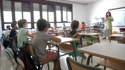 Seis meses después los alumnos han regresado a las aulas