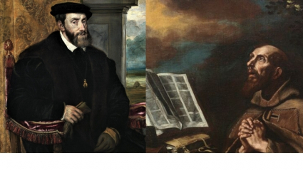 San Pedro de Alcántara y Carlos V