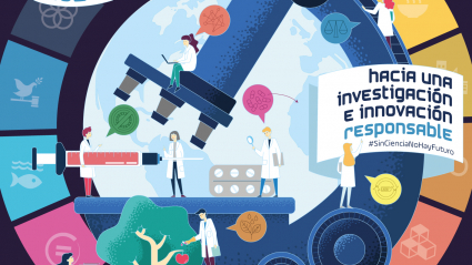 Cartel Oficial Cuarta Semana Ciencia y Tecnología Extremadura