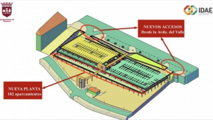 Recreación gráfica del nuevo parking de La Isla