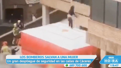 Susto en Cáceres